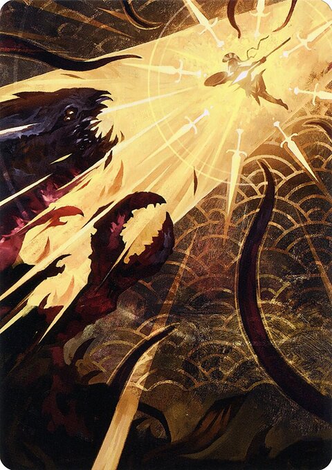 Defiant Strike Art Card [Strixhaven: School of Mages Art Series]