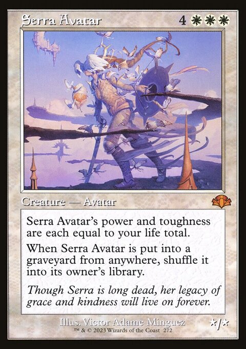 Serra Avatar (Retro) [Dominaria Remastered]