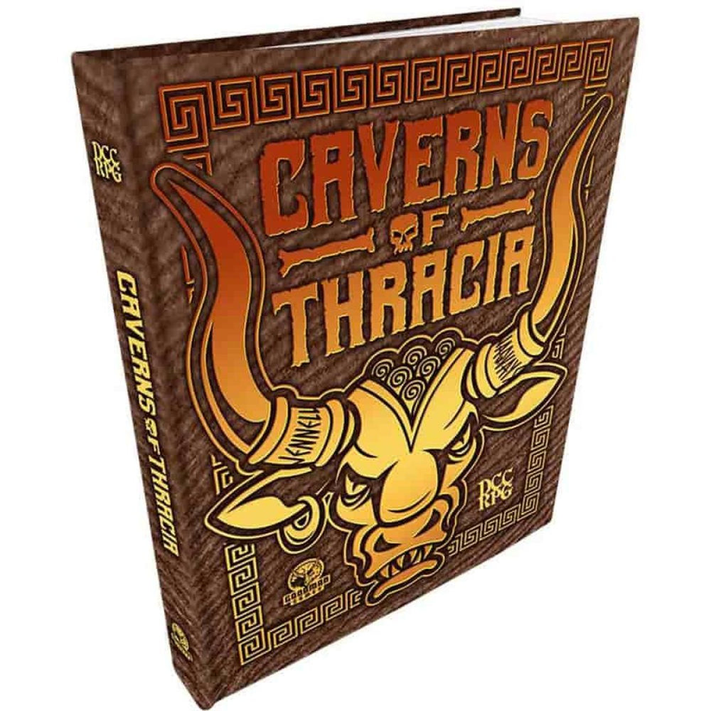 Dungeon Crawl Classics - Sourcebooks - The Caverns of Thracia (DCC RPG) Minotaur Hide Cover