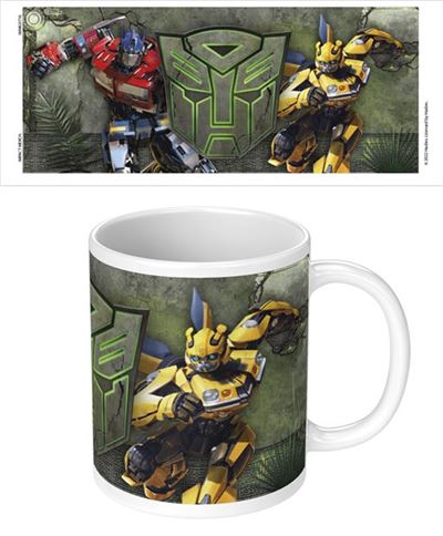 Transformers - Scene and Logo - White Mug