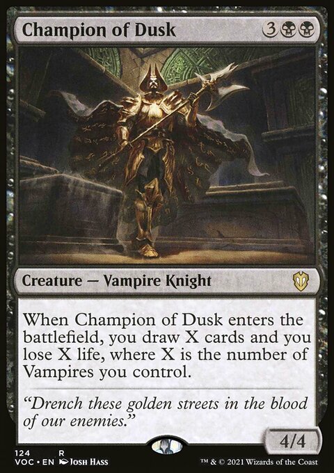 Champion of Dusk [Innistrad: Crimson Vow Commander]