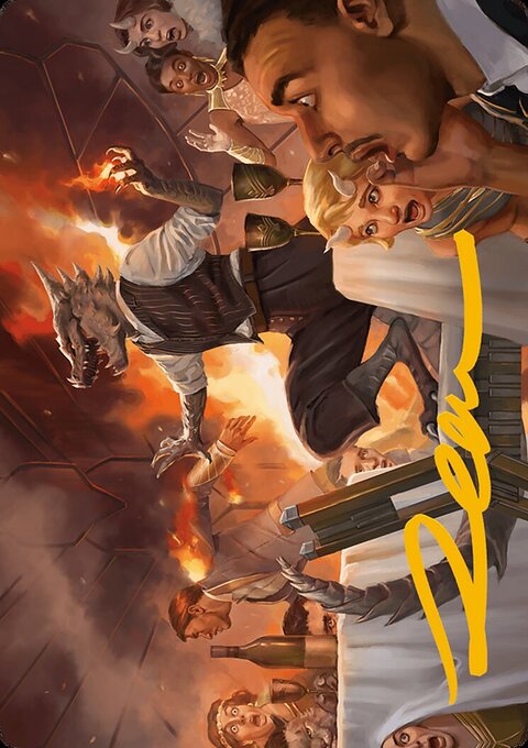 Party Thrasher Art Card [Modern Horizons 3 Art Series]