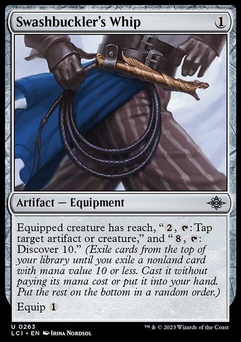 Swashbuckler's Whip [The Lost Caverns of Ixalan]