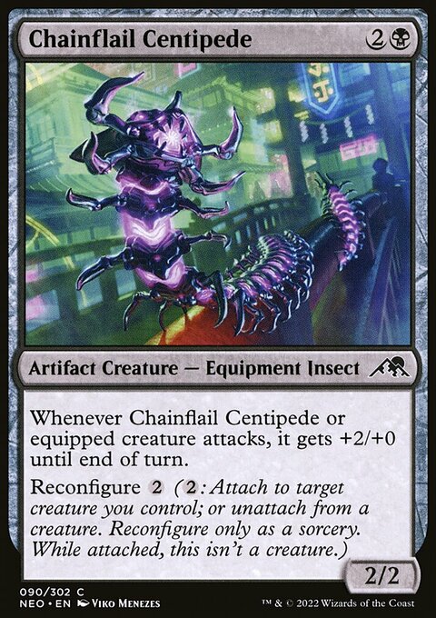 Chainflail Centipede [Kamigawa: Neon Dynasty]