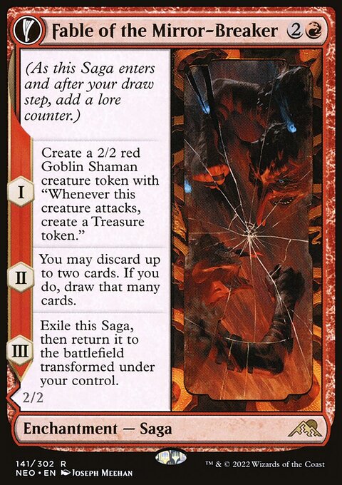 Fable of the Mirror-Breaker // Reflection of Kiki-Jiki [Kamigawa: Neon Dynasty Prerelease Promos]