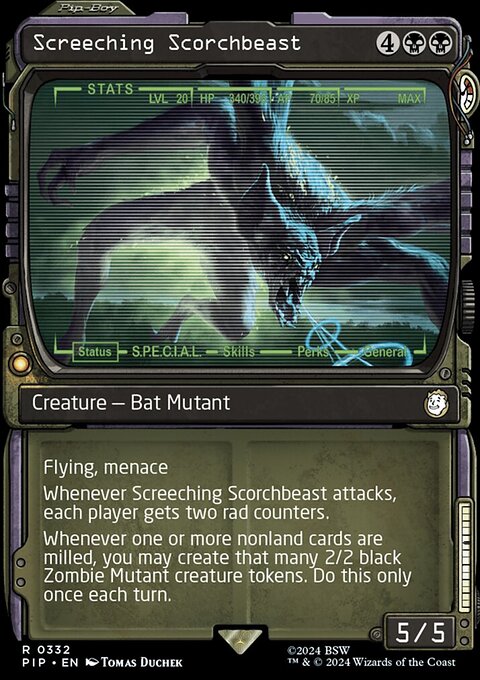 Screeching Scorchbeast (Showcase) [Fallout]