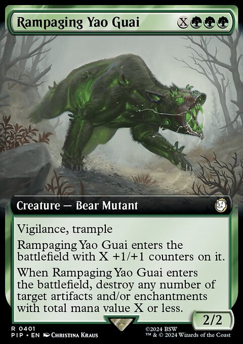 Rampaging Yao Guai (Extended Art) [Fallout]