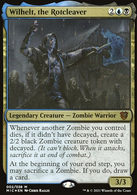 Wilhelt, the Rotcleaver (Display Commander) [Innistrad: Midnight Hunt Commander]