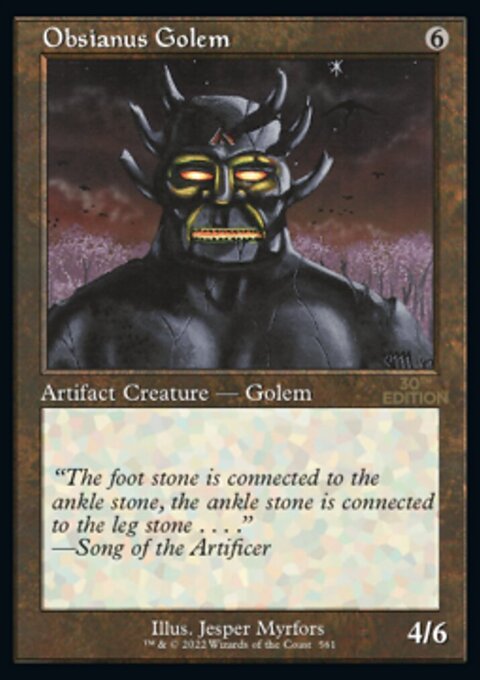 Obsianus Golem (Retro) [30th Anniversary Edition]