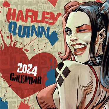Dc Comics Harley Quinn 2024 Square Wall Calendar