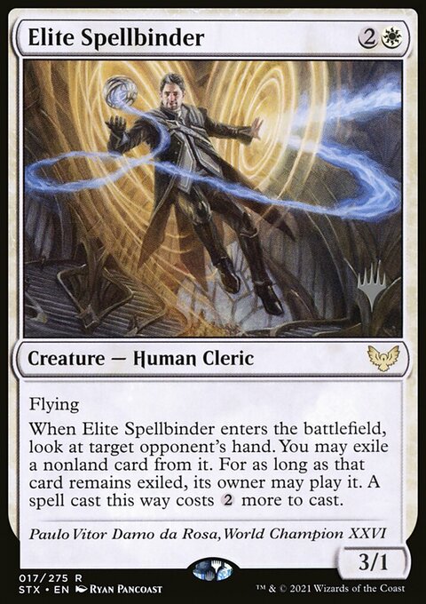 Elite Spellbinder (Promo Pack) [Strixhaven: School of Mages Promos]