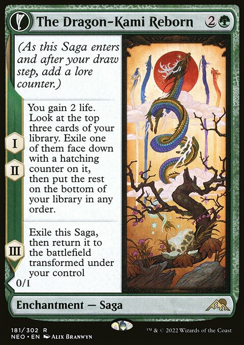 The Dragon-Kami Reborn // Dragon-Kami's Egg [Kamigawa: Neon Dynasty]