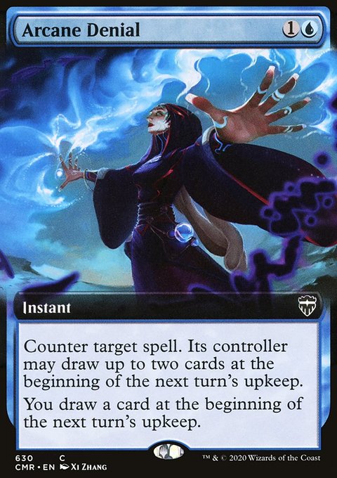 Arcane Denial (Extended Art) [Commander Legends]