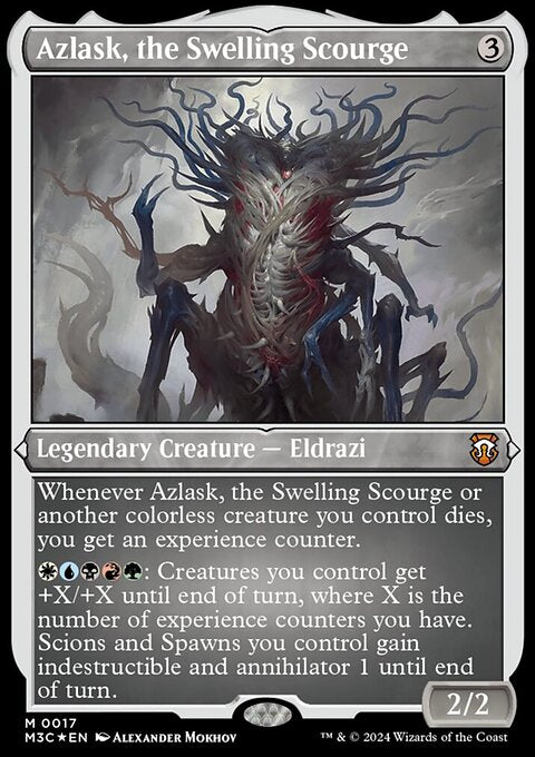 Azlask, the Swelling Scourge (Foil Etched) [Modern Horizons 3 Commander]