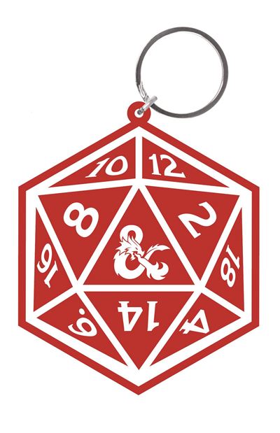 Dungeons & Dragons - Dice - Pvc Keychain