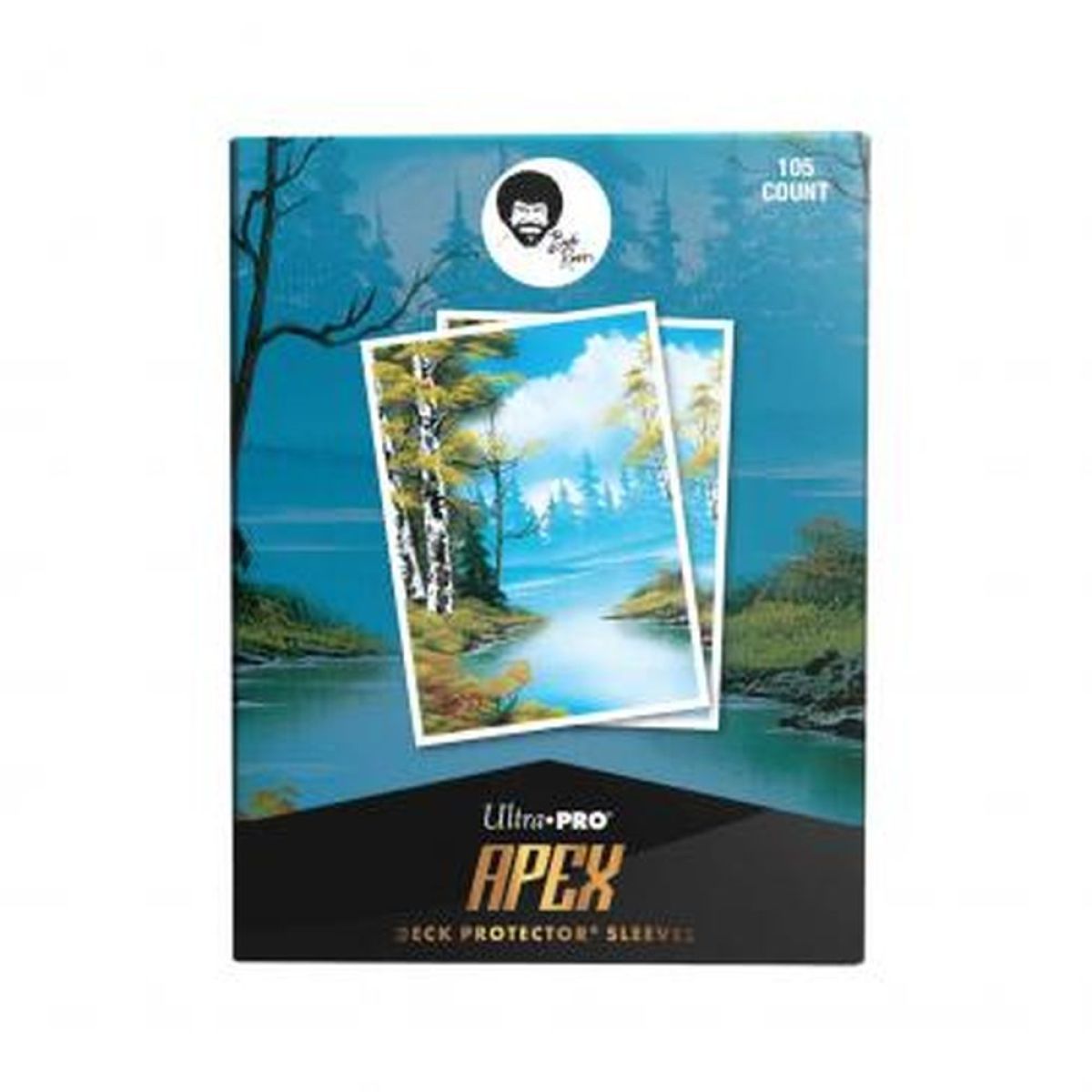 Ultra Pro: Bob Ross Lakeside Path 105ct APEX(TM) Deck Protector Sleeves