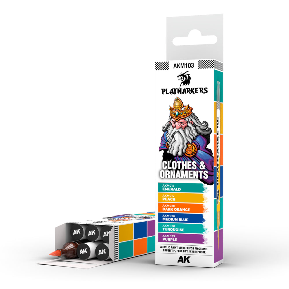 AK Interactive - Playmarkers - Sets - Clothes & Ornaments
