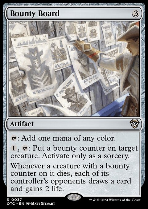 Bounty Board [Outlaws of Thunder Junction Commander]