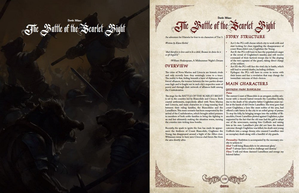 Historia - Adventures Book