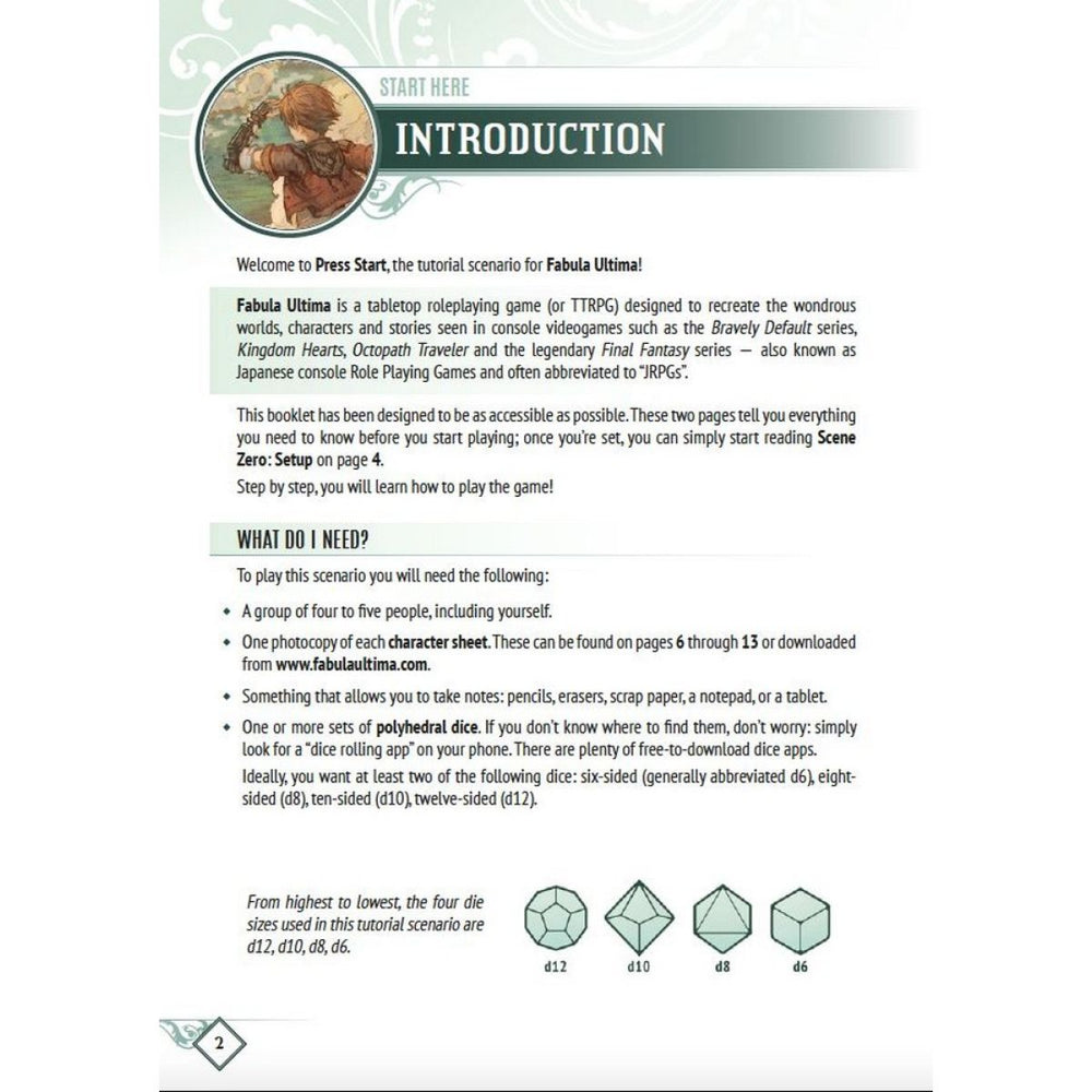 Fabula Ultima Press Start