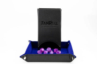 Fanroll: Fold Up Dice Tower: Watercolor Black