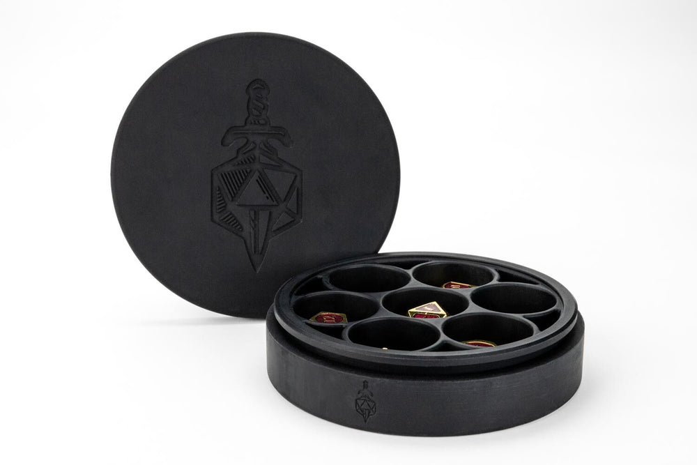 Fanroll: Silicone Round Dice Case: Black