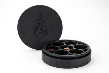 Fanroll: Silicone Round Dice Case: Black