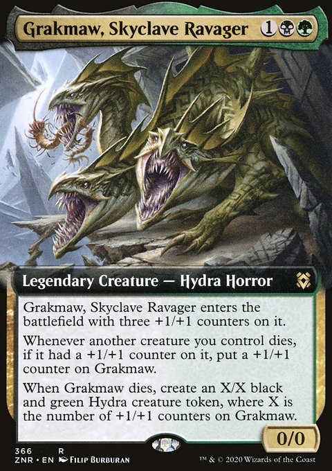 Grakmaw, Skyclave Ravager (Extended Art) [Zendikar Rising]