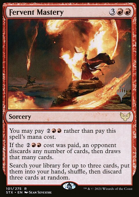 Fervent Mastery (Promo Pack) [Strixhaven: School of Mages Promos]