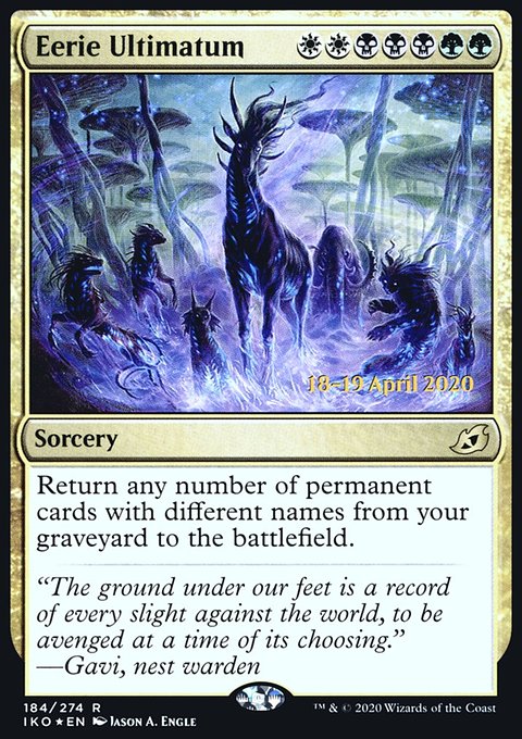 Eerie Ultimatum [Ikoria: Lair of Behemoths Prerelease Promos]