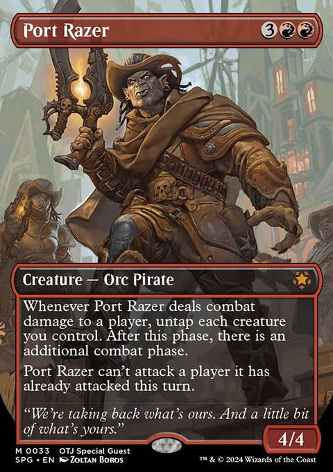 Port Razer (Borderless) [Outlaws of Thunder Junction Special Guests]