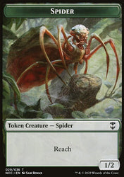 Treefolk // Spider Double-Sided Token [Streets of New Capenna Commander Tokens]