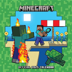 Minecraft - 2025 Square Wall Calendar