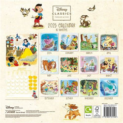 Disney Classic - 2025 Square Wall Calendar