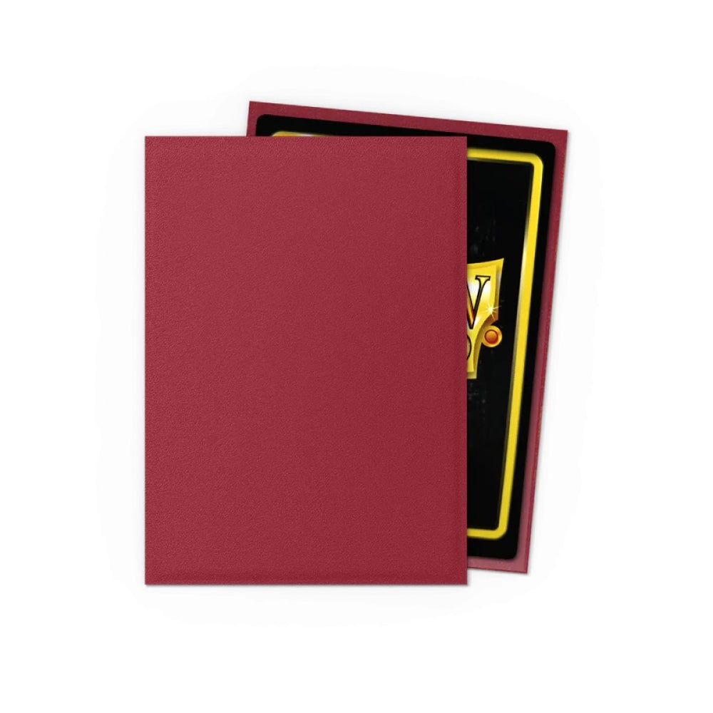 Dragon Shield: Non-Glare Sleeves – Matte – Blood Red
