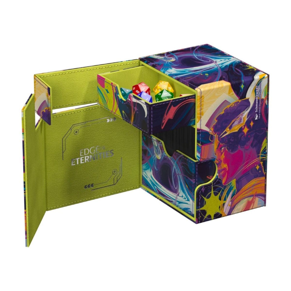 Ultimate Guard: Deck Box – XenoSkin Flip'n'Tray 133+ – MTG: Edge of Eternities – Haliya & Tezzeret