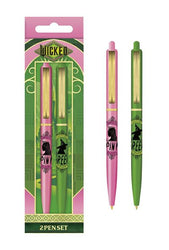 Wicked - Pink and Green - 2 Pen Set