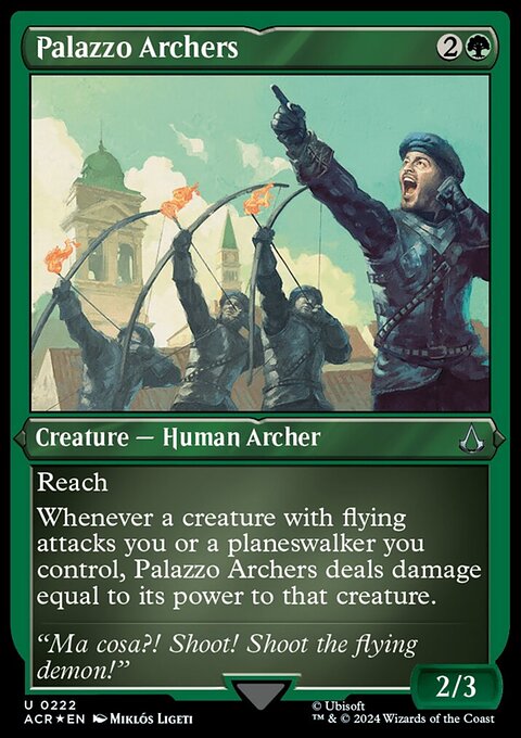 Palazzo Archers (Foil Etched) [Assassin's Creed]