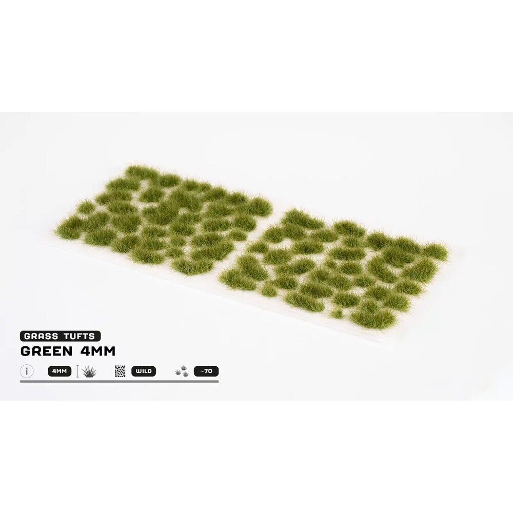 Gamers Grass - Grass Tufts - 4mm - Green - Wild