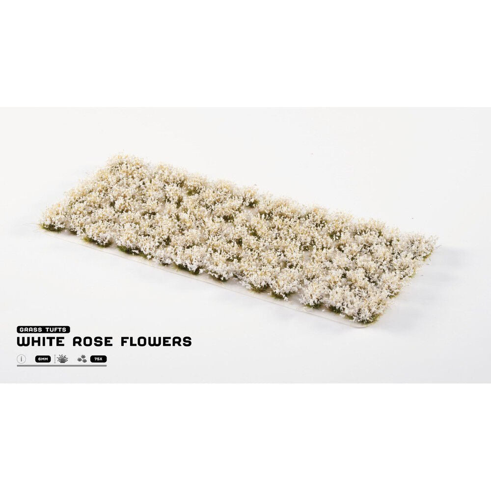 Gamers Grass - Grass Tufts - Tuft Sets - White Rose Set