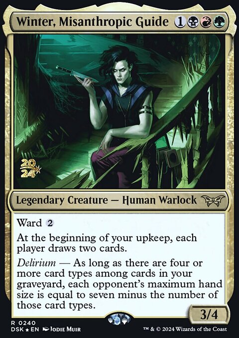 Winter, Misanthropic Guide [Duskmourn: House of Horror Prerelease Promos]