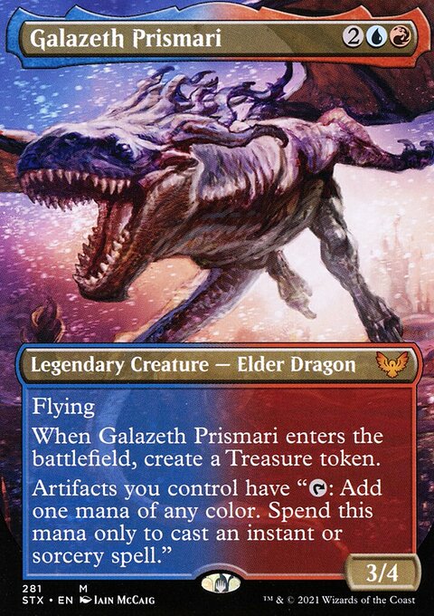 Galazeth Prismari (Borderless Alternate Art) [Strixhaven: School of Mages]
