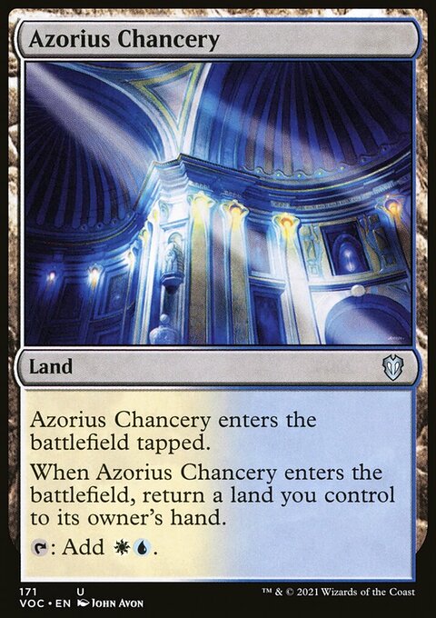 Azorius Chancery [Innistrad: Crimson Vow Commander]