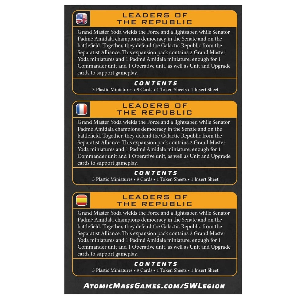 Star Wars: Legion – Leaders of the Republic