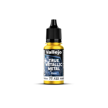 Vallejo - True Metallic Metal -  Base -Radiant Yellow 18ml