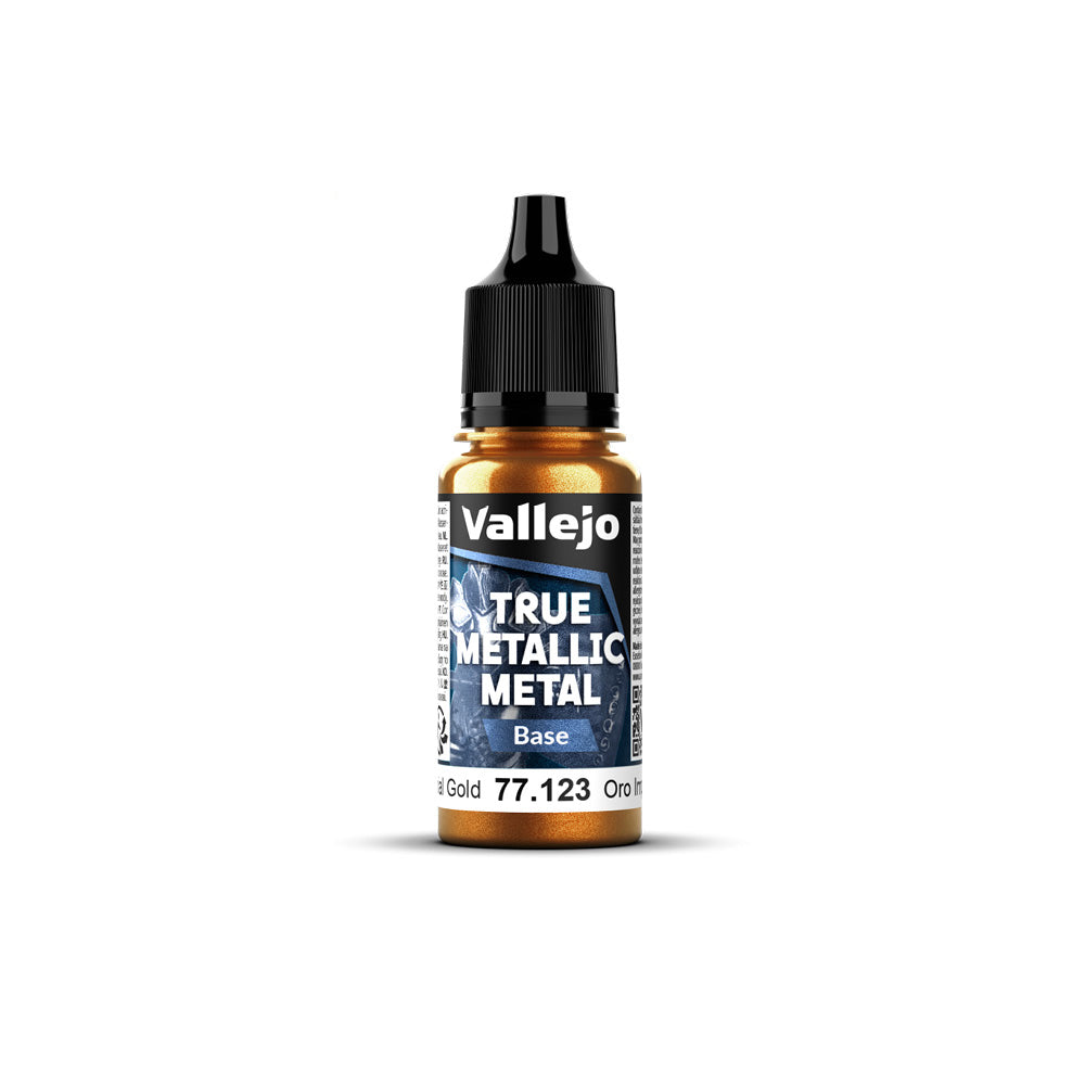 Vallejo - True Metallic Metal -  Base -Imperial Gold 18ml