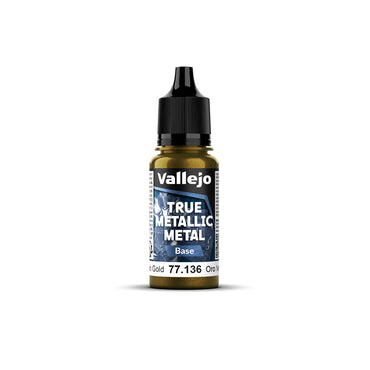 Vallejo - True Metallic Metal -  Base -Greenish Gold 18ml