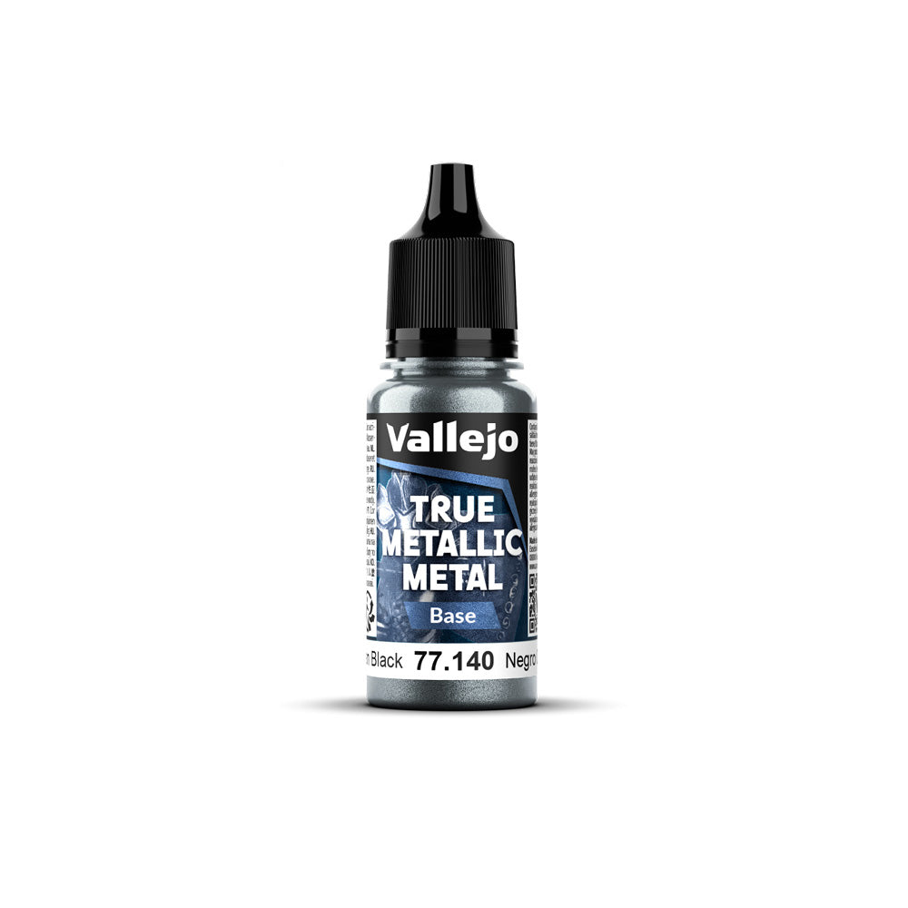 Vallejo - True Metallic Metal -  Base -Obsidian Black 18ml
