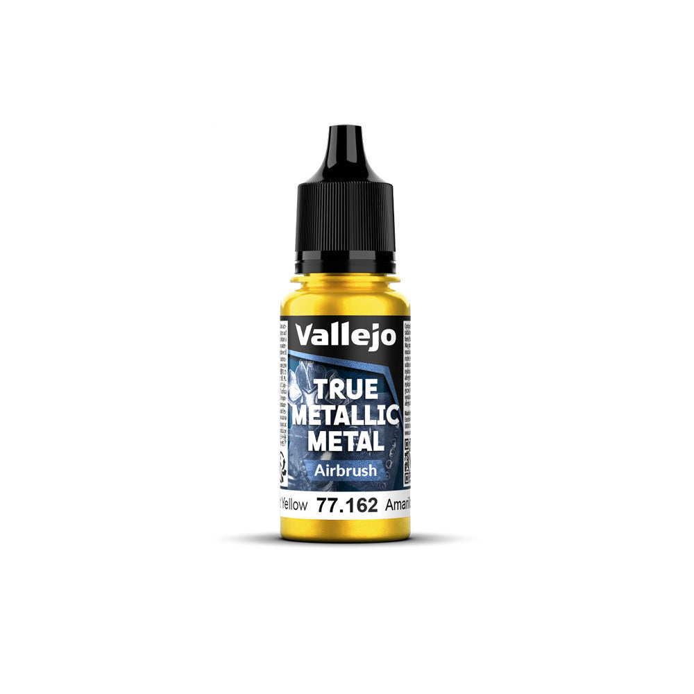 Vallejo - True Metallic Metal - Airbrush - Radiant Yellow 18ml