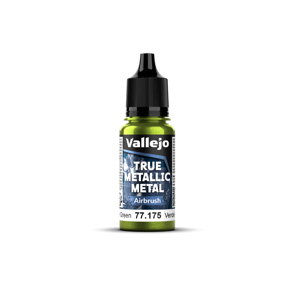 Vallejo - True Metallic Metal - Airbrush - Amber Green 18ml